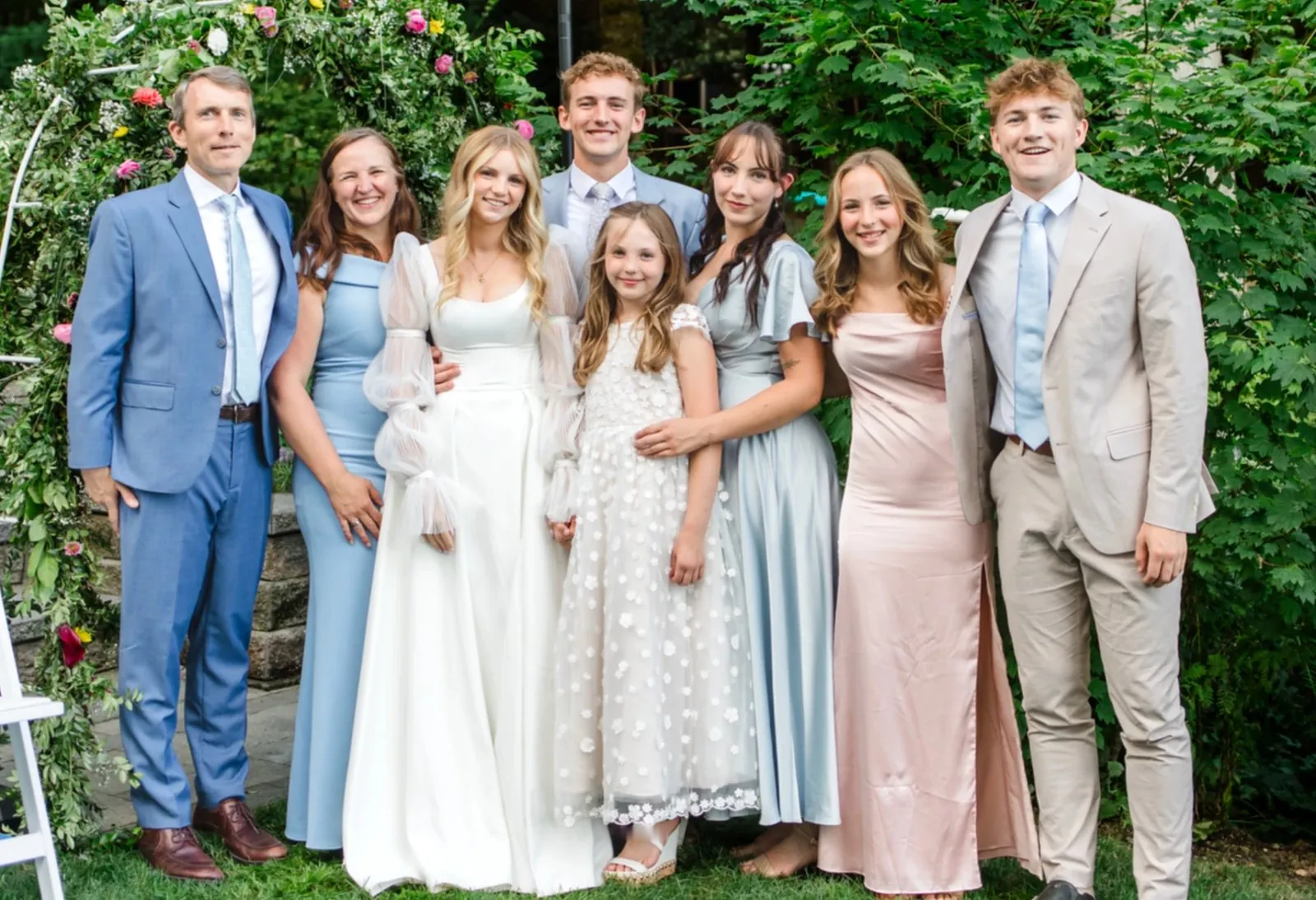 Dr. Walker with his family outdoors